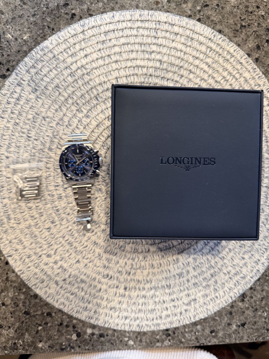 Longines Spirit L3.833.4.93.6 Chronograph Automatic 42mm Men's Watch - Excellent Condition