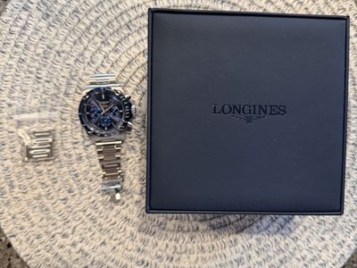 Longines Spirit L3.833.4.93.6 Chronograph Automatic 42mm Men's Watch - Excellent Condition