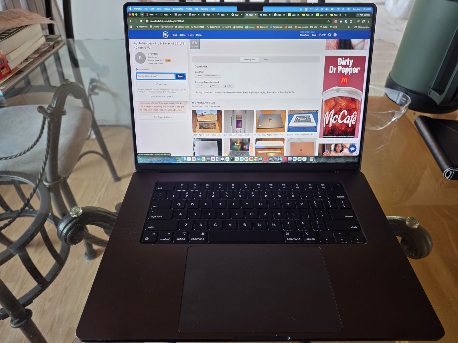 Apple Macbook Pro M3 Max 48GB 1TB 40 core GPU