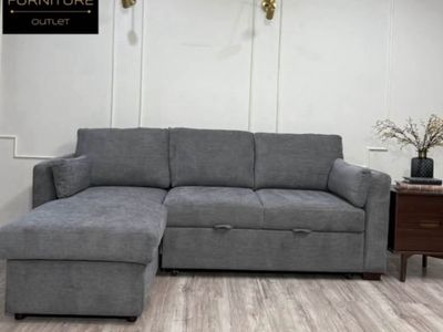LUKE SECTIONAL SOFA BED WITH STORAGE AMAZING DEAL‼️