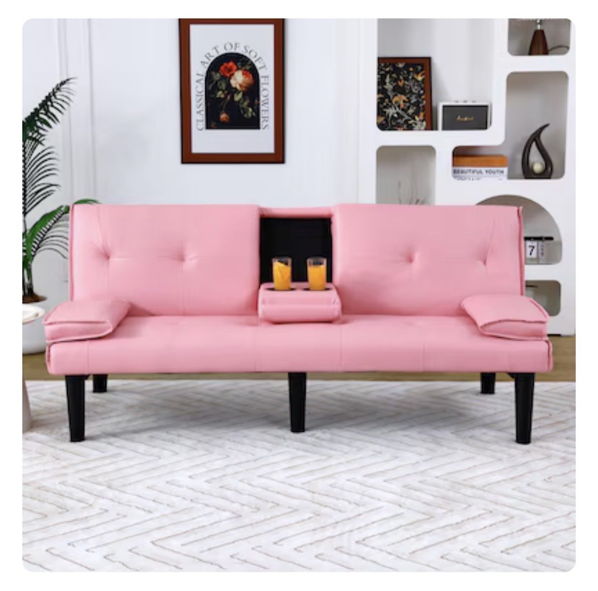 LOVMOR Sofa Bed - Pink