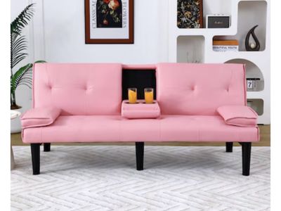 LOVMOR Sofa Bed - Pink