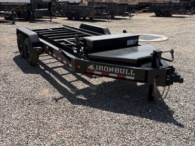7x16 Iron Bull DBB Roll Off Trailer - 15K GVWR -