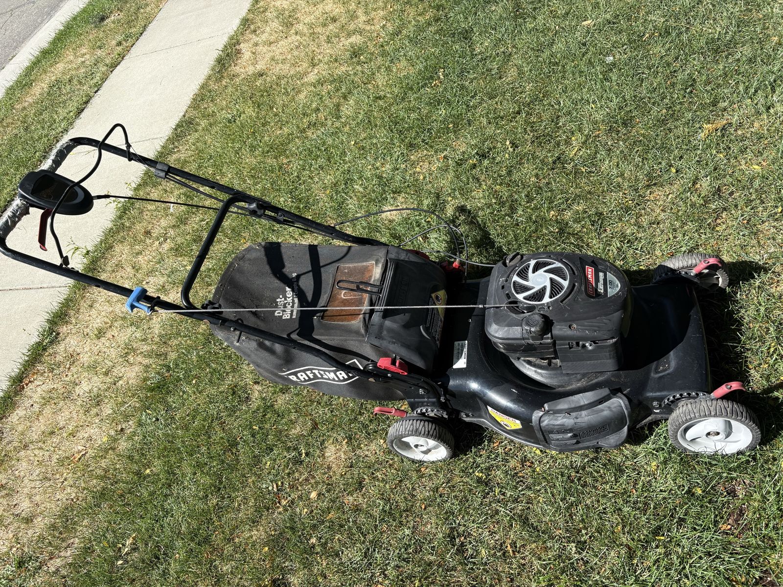 Craftsman self propelled Lawn Mower with Bag