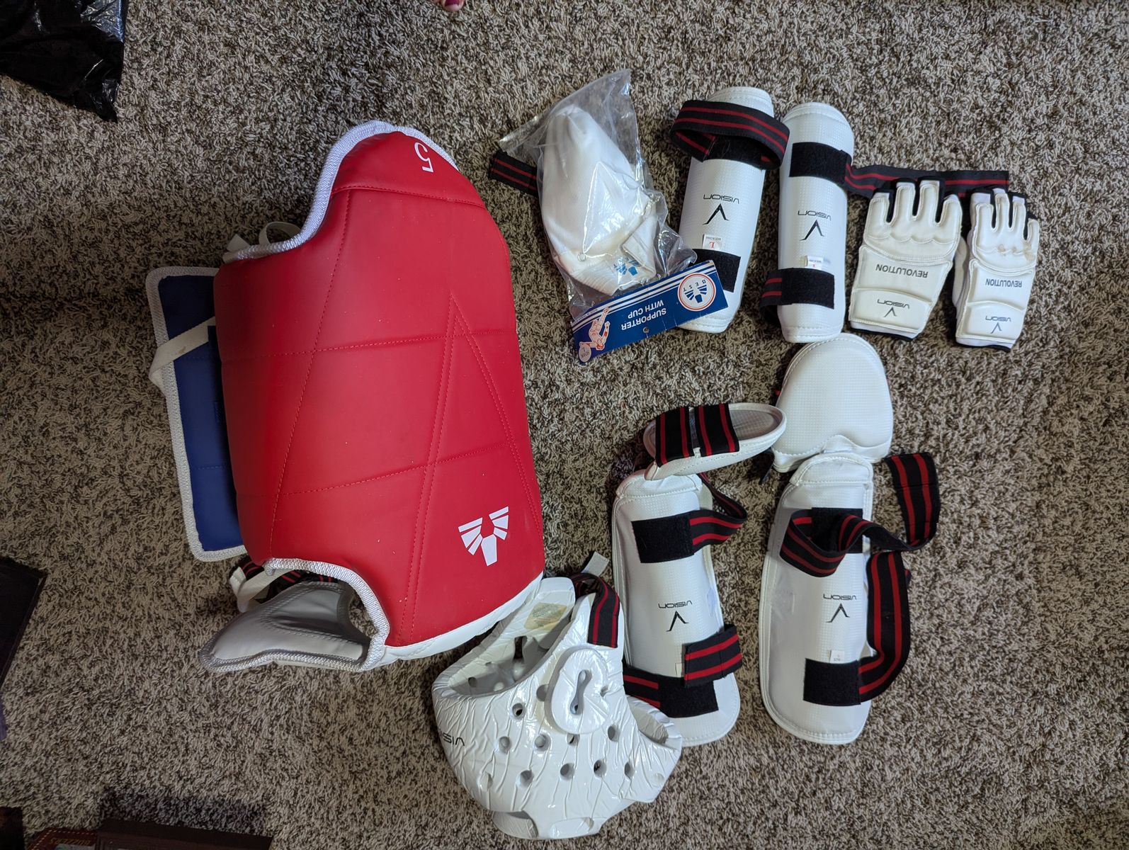 Tae Kwon Do full pad set Vision brand