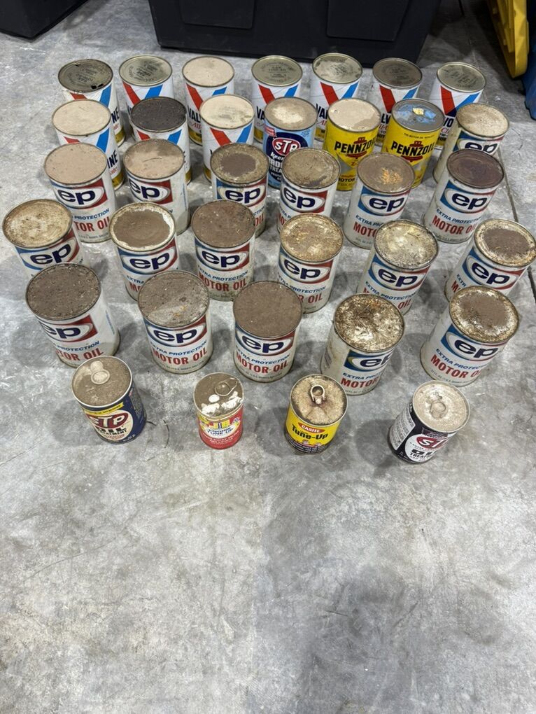 Old Oil Cans $10 Each