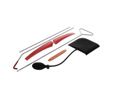 Car Door Unlock Tool Kit - Professional Auto Entry Tools with Air Wedge Bag, Long Reach Grabber