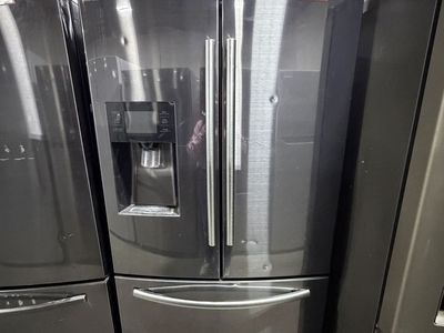 NICE SAMSUNG BLACK STAINLESS FRENCH DOOR FRIDGE