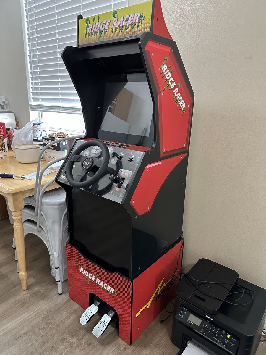Arcade 1up Ridge Racer UPGRADED PEDALS