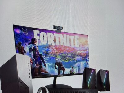 HP RGB Gaming Desktop Bundle | Intel Core i5, 16GB RAM, 500GB SSD, NVIDIA GeForce GPU | Windows 11