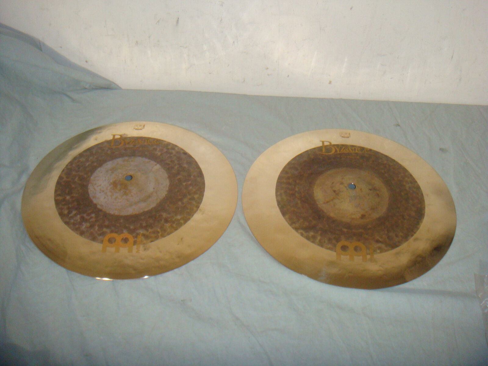 MEINL BYZANCE B14DUH 14" DUAL HI HAT CYMBAL SET TOP & BOTTOM