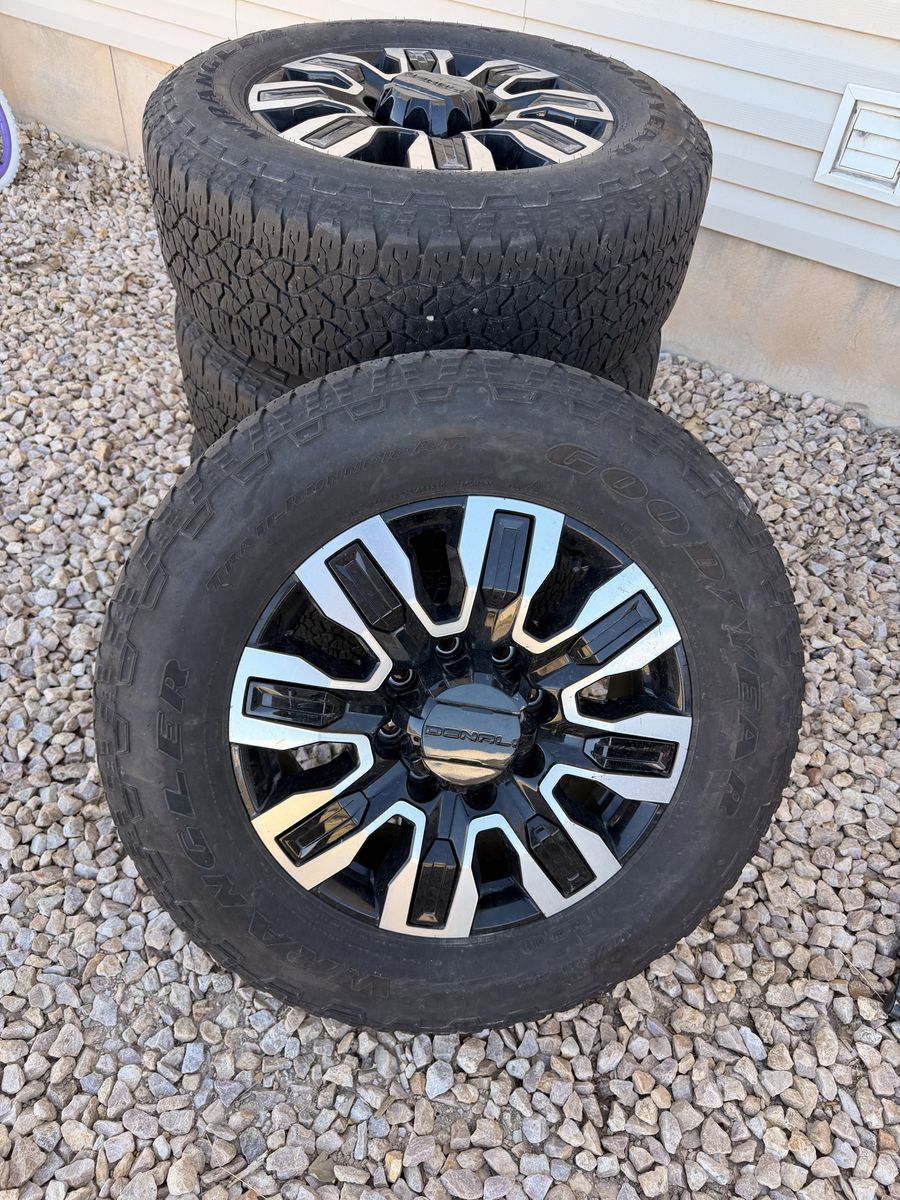 Denali GMC/Chevy Wheels with Goodyear Wrangler Tires (Set of 4)