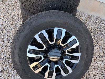 Denali GMC/Chevy Wheels with Goodyear Wrangler Tires (Set of 4)