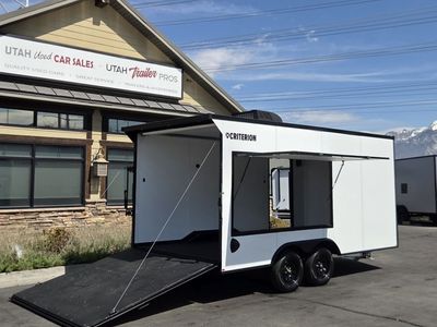 2026 Criterion 8x16 / 8.5x16 .080 Aluminum PolyCor Enclosed Concession/Food Cargo w/ A/C New