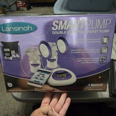 Lansinoh Smartpump Double Electric Breast Pump with Bluetooth - New,