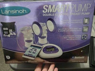 Lansinoh Smartpump Double Electric Breast Pump with Bluetooth - New,