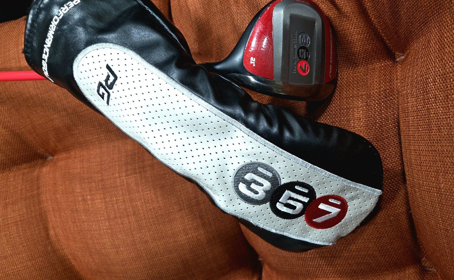 Performance Golf Awsome RH 357 Hybrid Club With Cover 60g Regular Flex  Shaft *Like New*