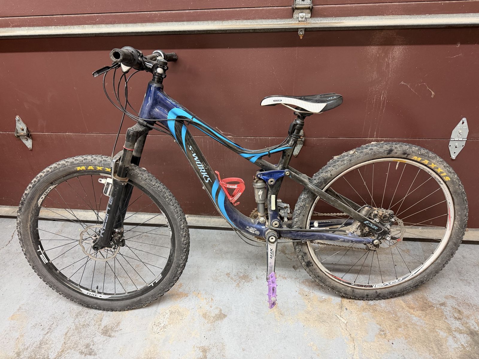 Specialized S-Works Safire Women's XS Carbon Full Suspension Mountain Bike 26" Wheels