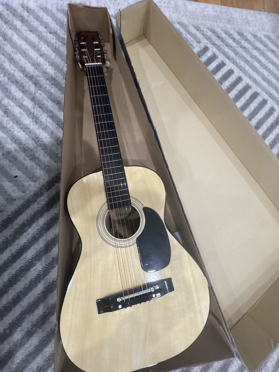 Harmony Acoustic Guitar - Natural Finish, Full-Size (New in Box)