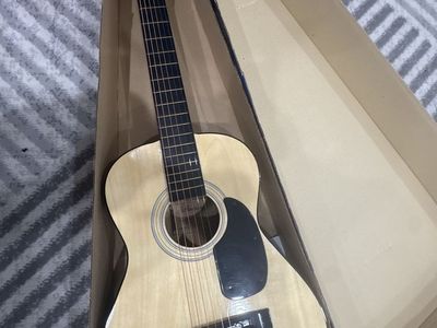 Harmony Acoustic Guitar - Natural Finish, Full-Size (New in Box)