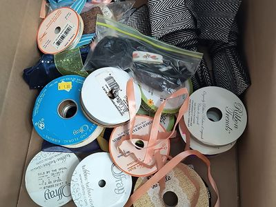 craft ribbon loose and spools