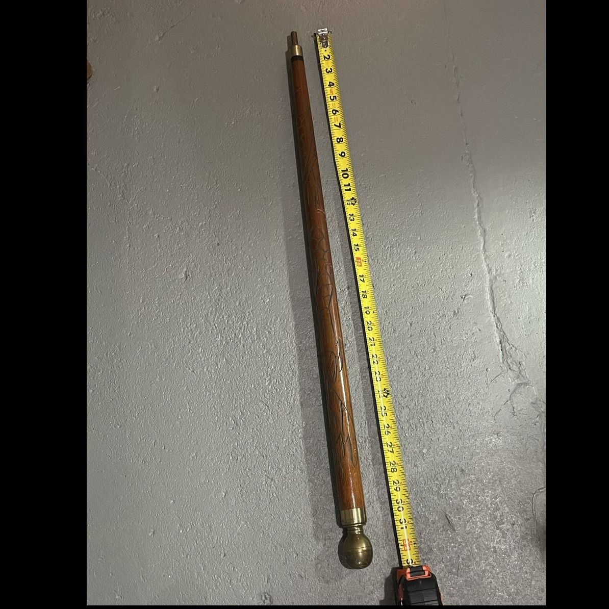 Vintage Pool Cue & Cane