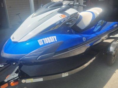 Yamaha FZS SVHO Jet Ski with Trailer - Blue and White