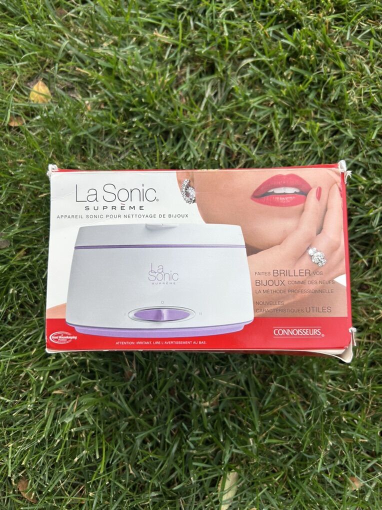 NEW LaSonic Supreme 2 Speed Jewelry Cleaner