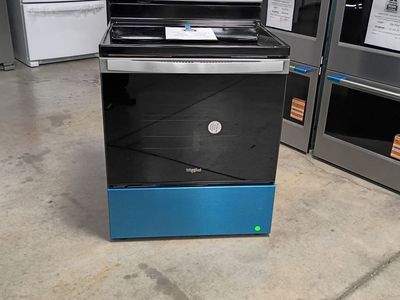 NEW WHIRLPOOL STAINLESS 5 BURNER ELECTRIC RANGE