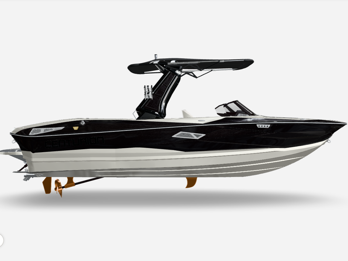 2026 Centurion Wakeboard Boats Nv243 Surf Boat - White / Black Metal Flake