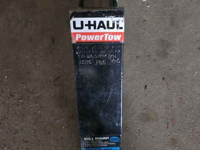U-Haul 2” Hitch Ball Mount w/ Ball – Heavy Duty 7 3/4" drop or 6 1/2" rise.