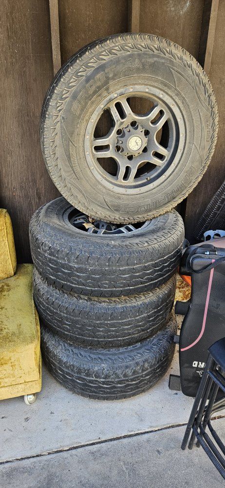 all terrain tires + wheels