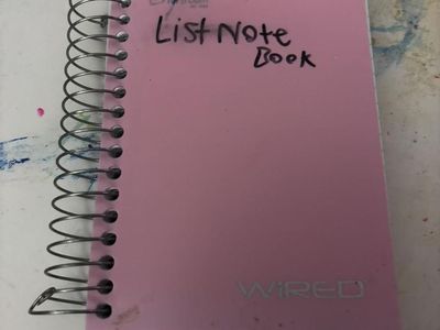 TOP FLIGHT WIRED Pink Spiral Notebook - Lined Paper