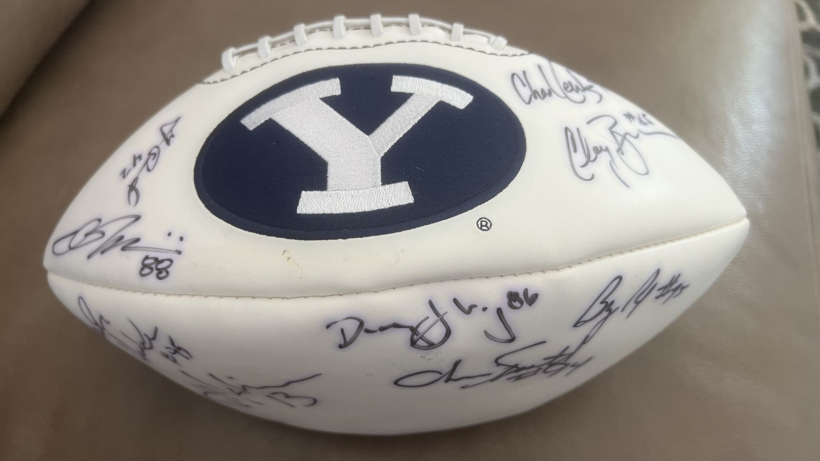 Autograph Football BYU Best Tight Ends