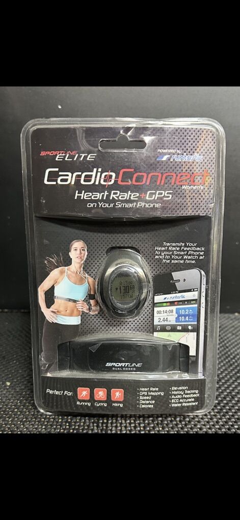 New Cardio Connect Heart Rate GPS Watch To Phone