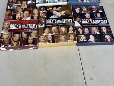 Greys anatomy dvd set 1-6