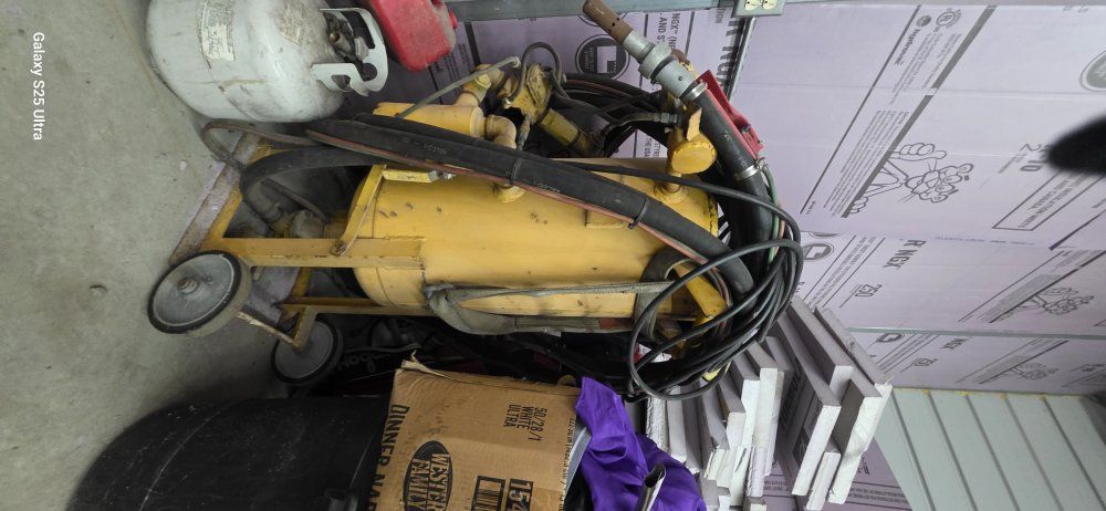 industrial sand blaster.