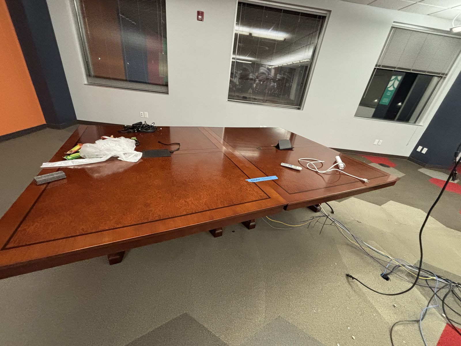 2 Wooden Conference Room Tables