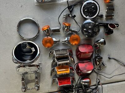 Harley Headlight, Turn Signal, Tail LIght