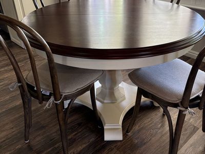 WOOD DINING CHAIRS AND BARSTOOLS