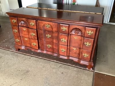 Beautiful All Wood 9 Drawer Dresser