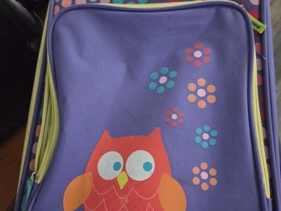 5 different 2 wheel carry-ons: 2 kid-themed: Olympia Carry-On Suitcase & Pink Rolling Luggage & 2 bbbbb checked bags - $5 each s