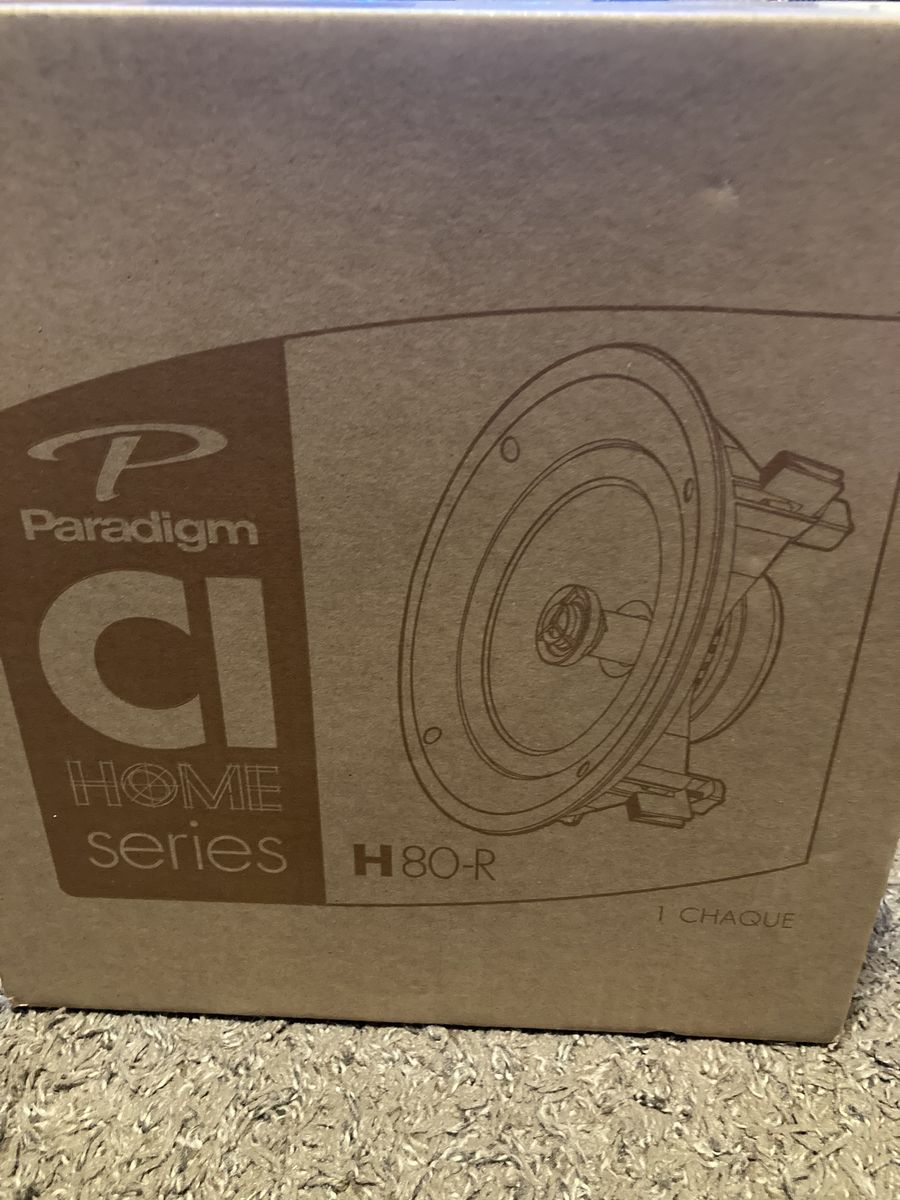 Paradigm CI Home Series H80-R In-Ceiling Speaker - New in Box