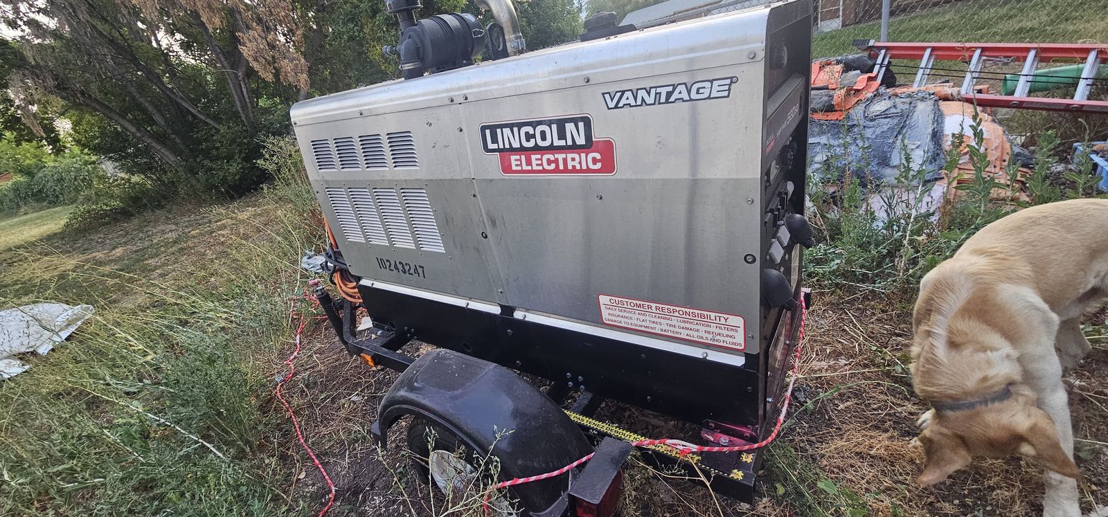 Diesel Welder Lincoln Electric Vantage 520 SD Professional W.Machine