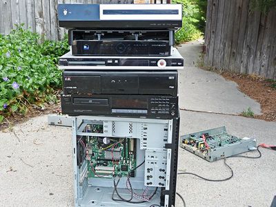 Small Stack O' Junk DVR's and Related