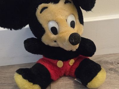 Vintage 1970-80's Mickey Mouse Plush