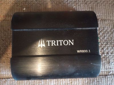Triton WR800.1 Car Audio Amplifier - Mono Block Class D with Bass Boost & LPF