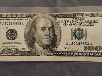 1996 One Hundred Dollar Bill off center cut plus error cents