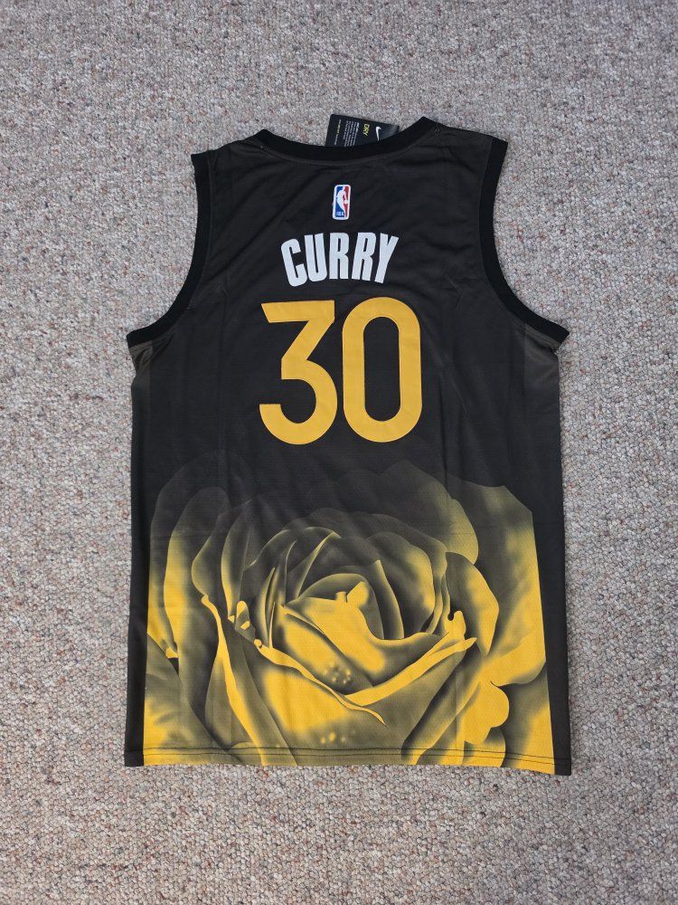 Nike NBA Stephen Curry Golden State Warriors Jersey Size M-XXXL - The Town & Black Rose Edition