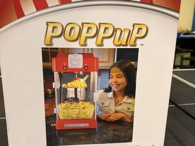 Great Northern Popcorn Company Pop Pup Kettle Popper - Theater Style Popcorn Machine